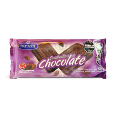 NAT11 Natuzen galletitas cuadraditas chocolate 145 grs.